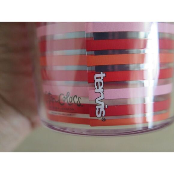 Tervis Tumbler 16 oz w/Travel Lid, Love Stripes, Set of 2 - Picture 6 of 6